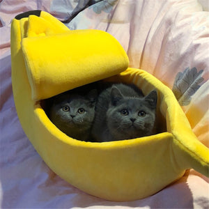 Banana Cat Bed House