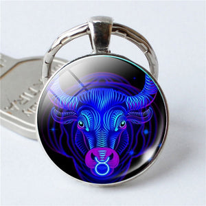 Zodiac Sign Keychain