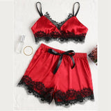 2PCS Set Sleepwear Babydoll Lingerie