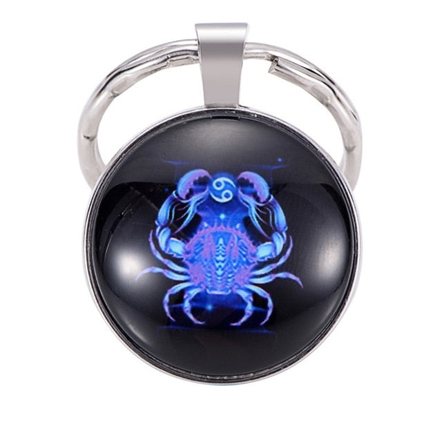 Zodiac Sign Keychain